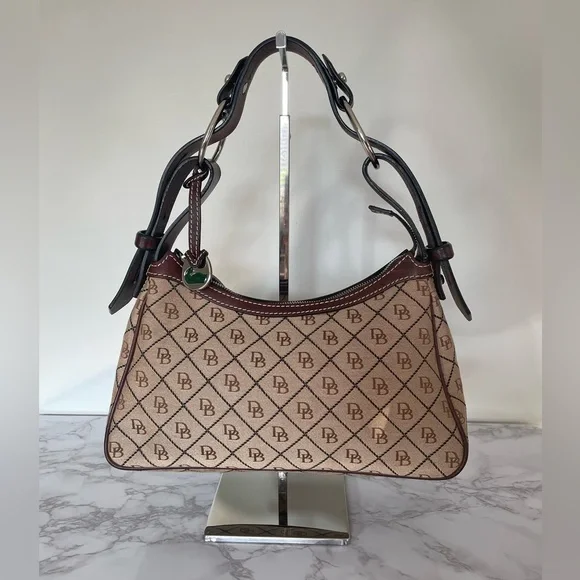 Dooney & Bourke Y2K Signature Shoulder Bag - Picture 1 of 16